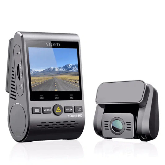 Viofo A129 Plus Duo Front & Rear - 2K Quad HD Dual Channel Dash Camera - GPS - Night Vision - Compact - Wireless